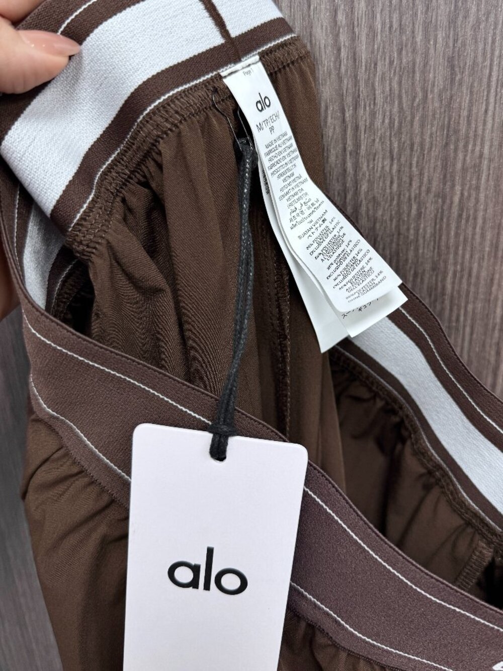 🟤NWT ALO Yoga Coffee Brown Women's Suit Up Pants(Regular 30 inches) - Picture 6 of 7